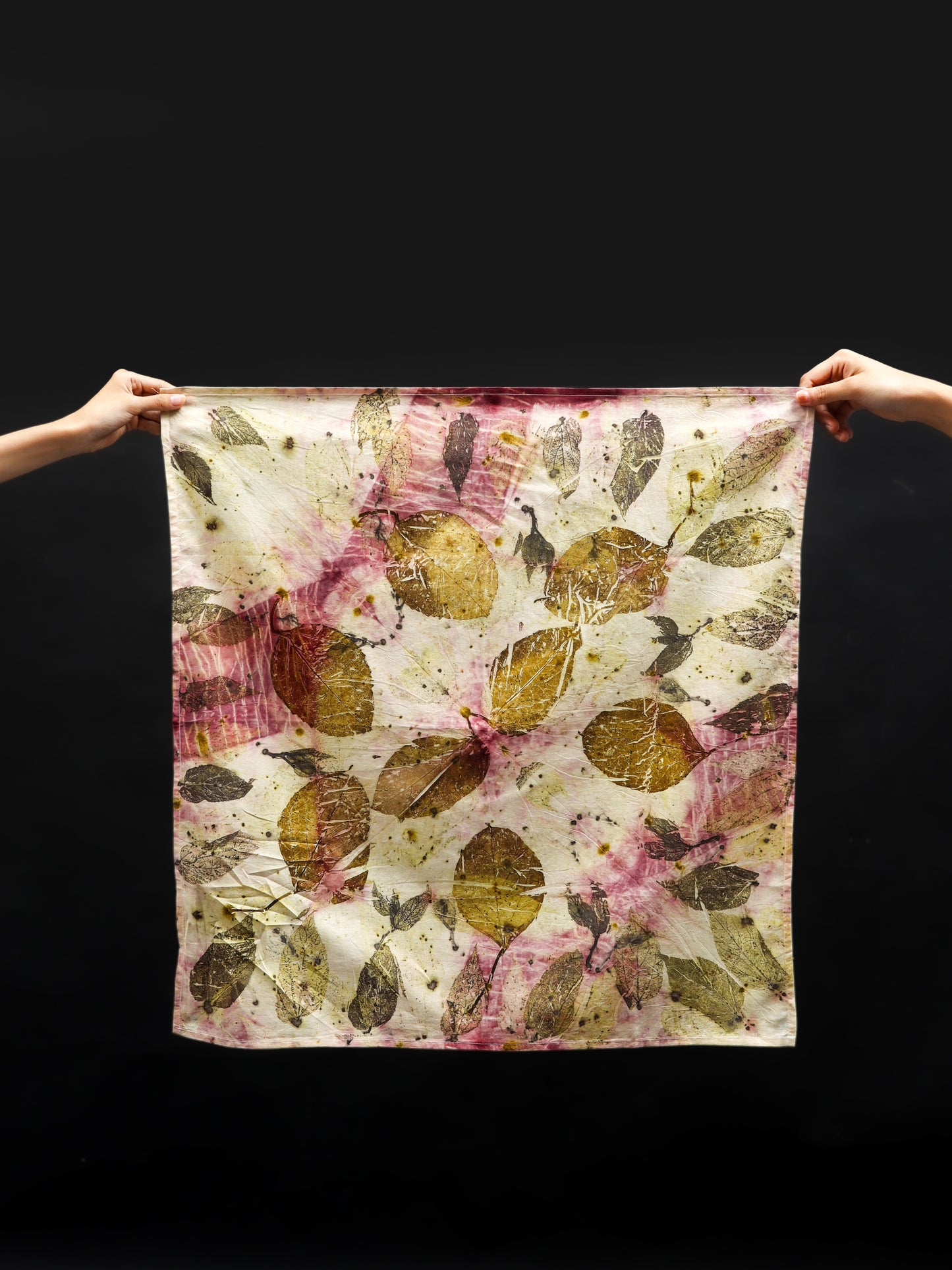 WANA Square Bandana - Yellow-Pink