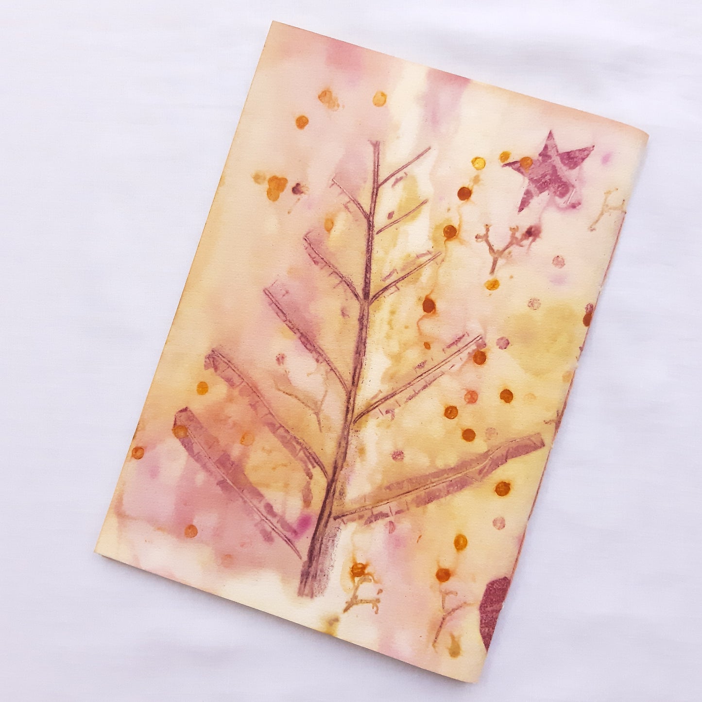 Plant-Dyed Saddle-Stitched Journal | Rewild 07