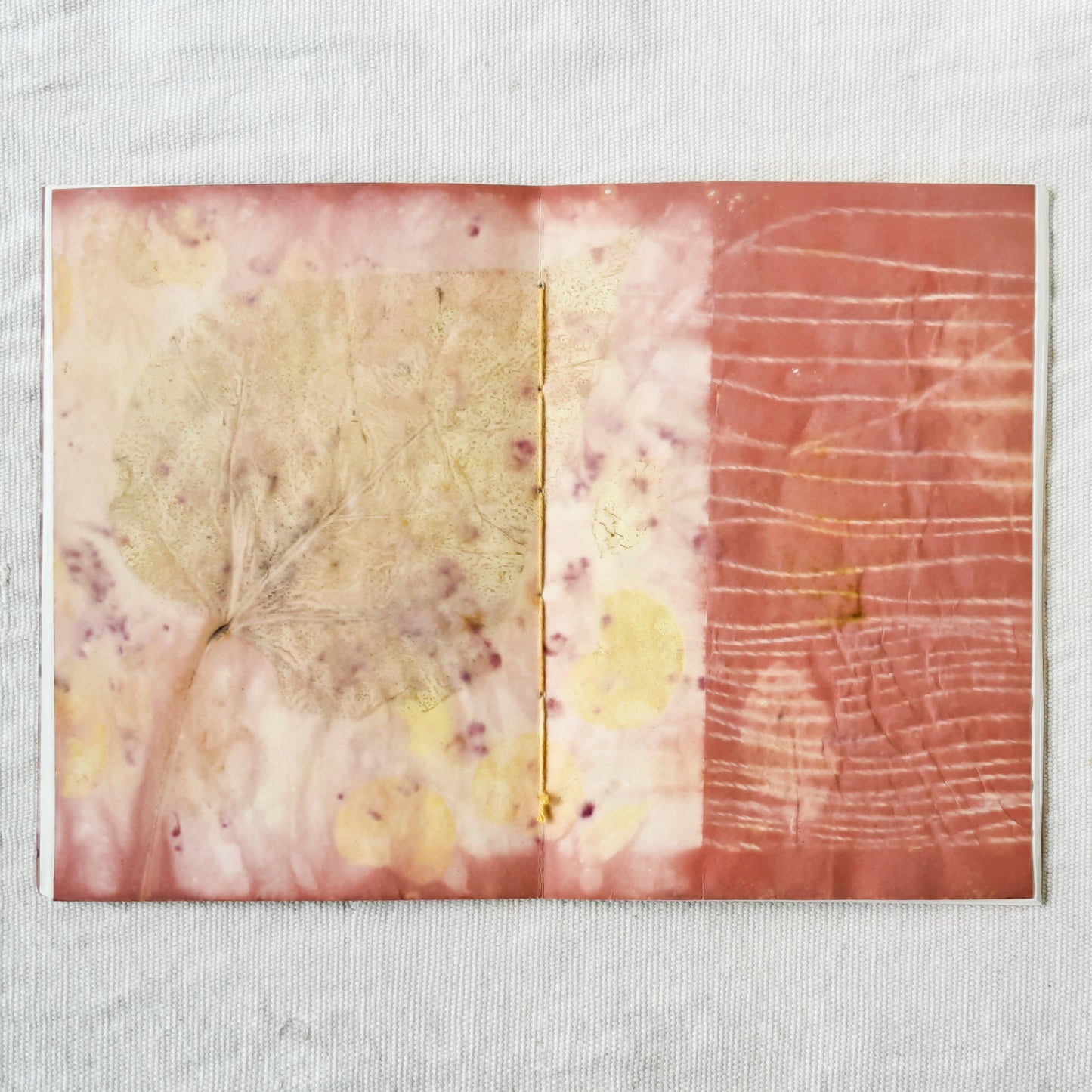 Plant-Dyed Journal | Coral Vine