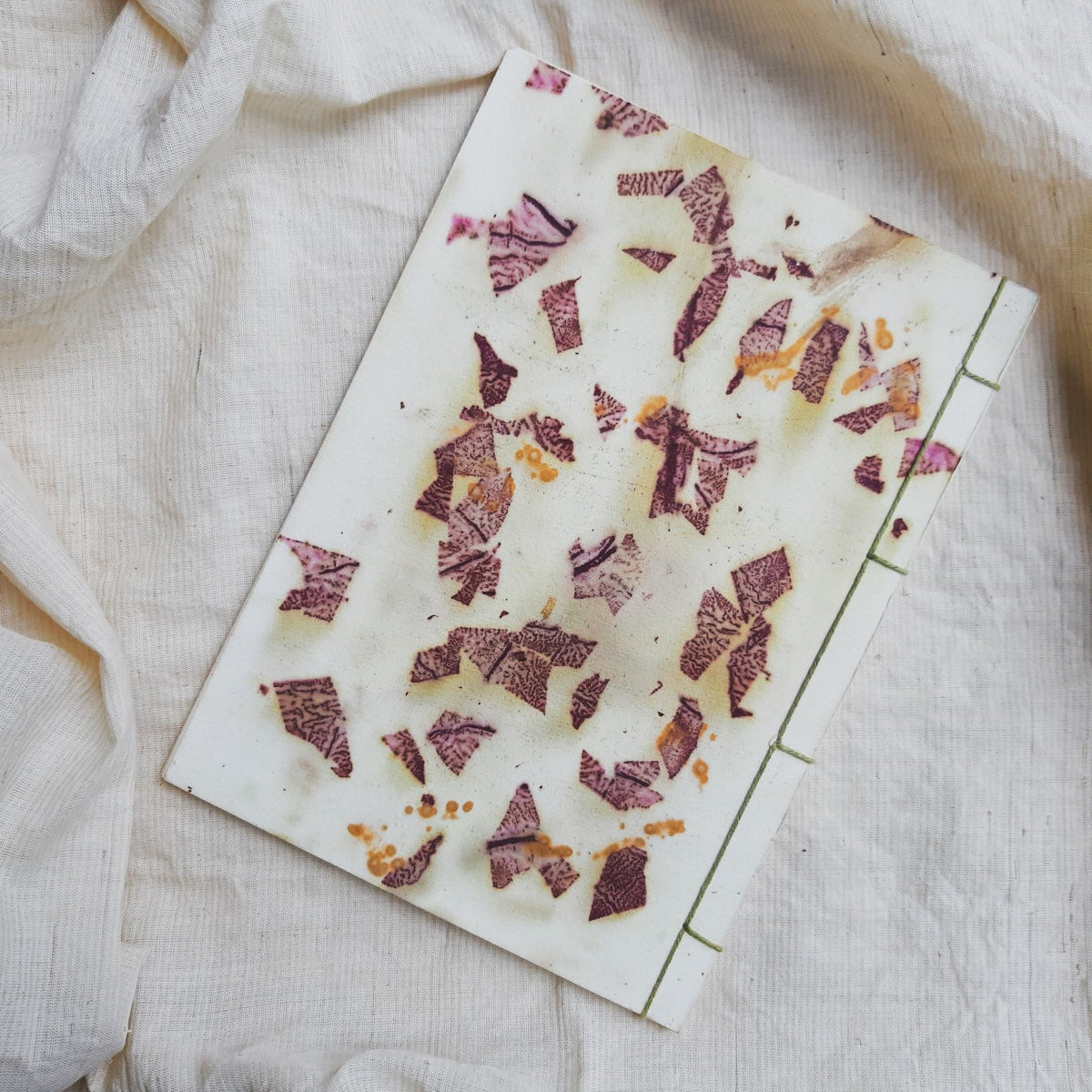 Ecoprinted Journal | Tectona Slivers