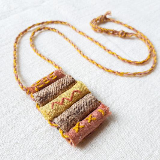 Euca-Tepulu Barkcloth Necklace