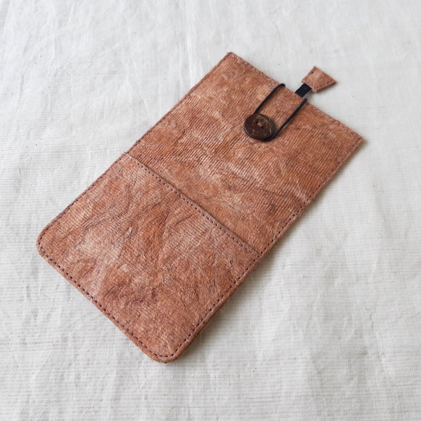 RANTA Coral - Barkcloth Phone Pouch