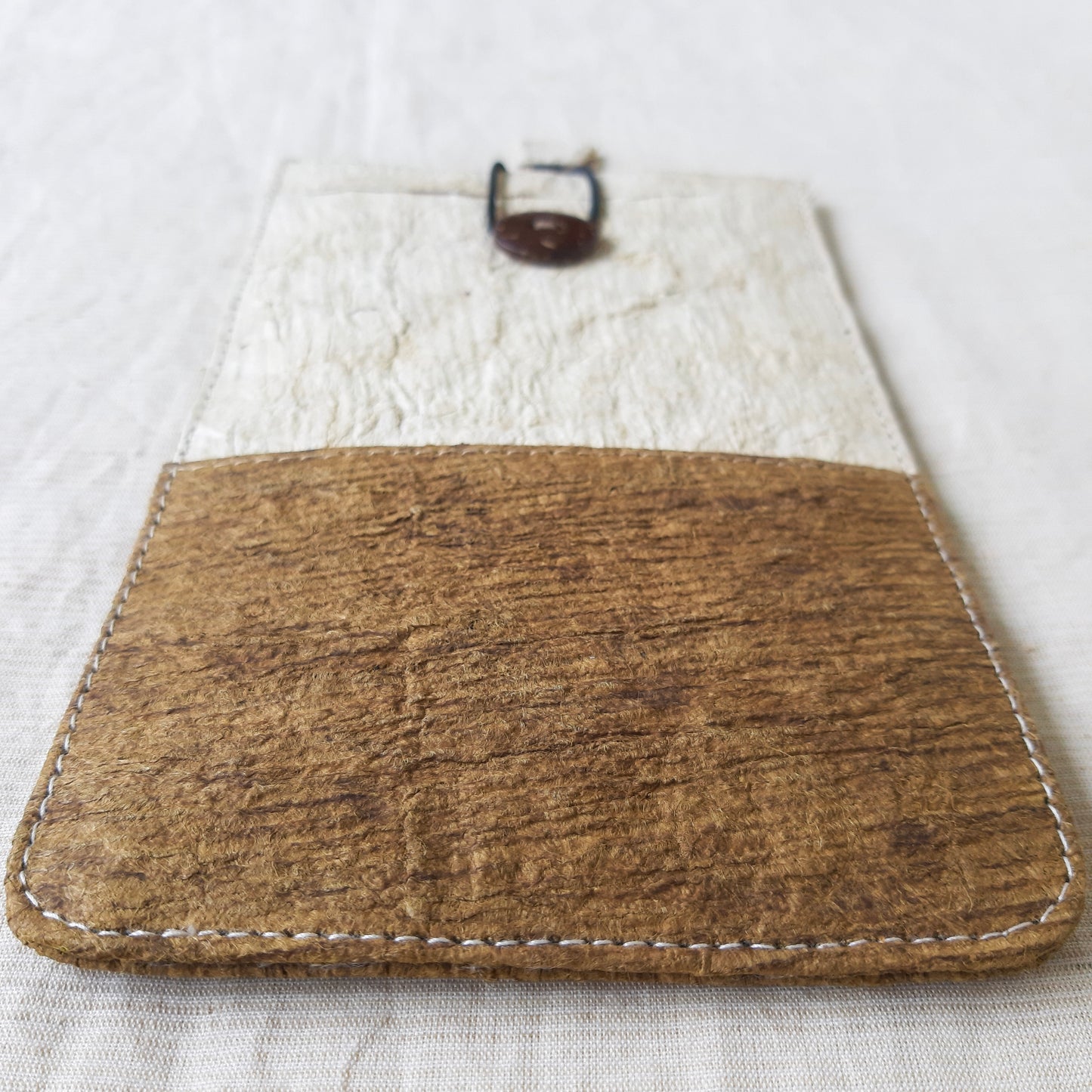 RANTA Olive Béa - Barkcloth Phone Pouch