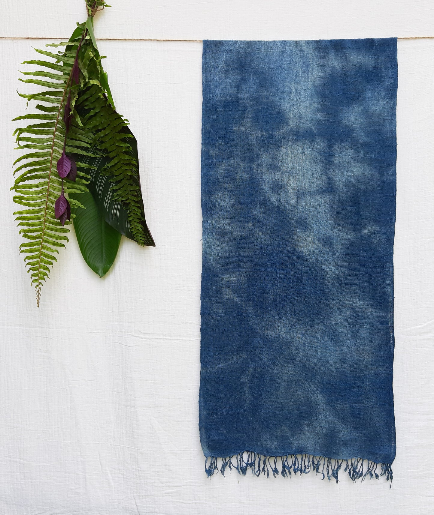 Seser Handspun Cotton Scarf - Ocean