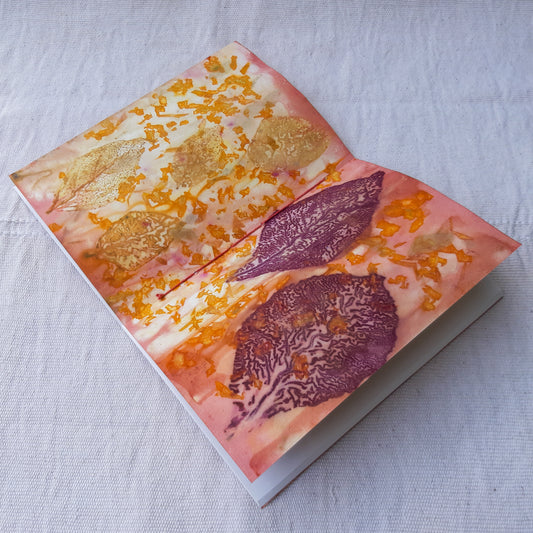 Plant-Dyed Journal | Petal Rain