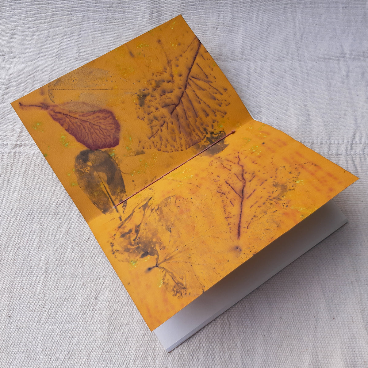 Plant-Dyed Journal | Golden Lake