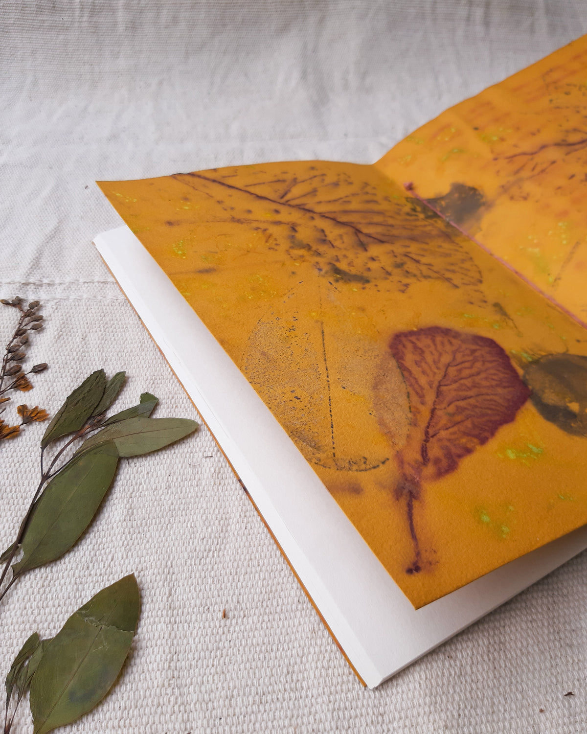 Plant-Dyed Journal | Golden Lake