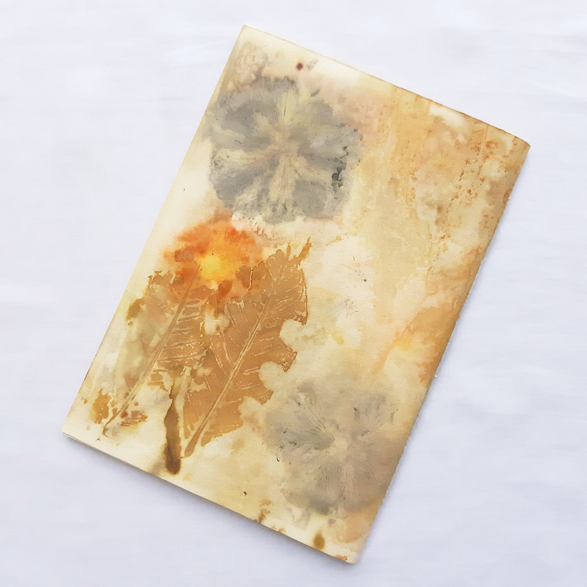 Plant-Dyed Saddle-Stitched Journal | Rewild 06