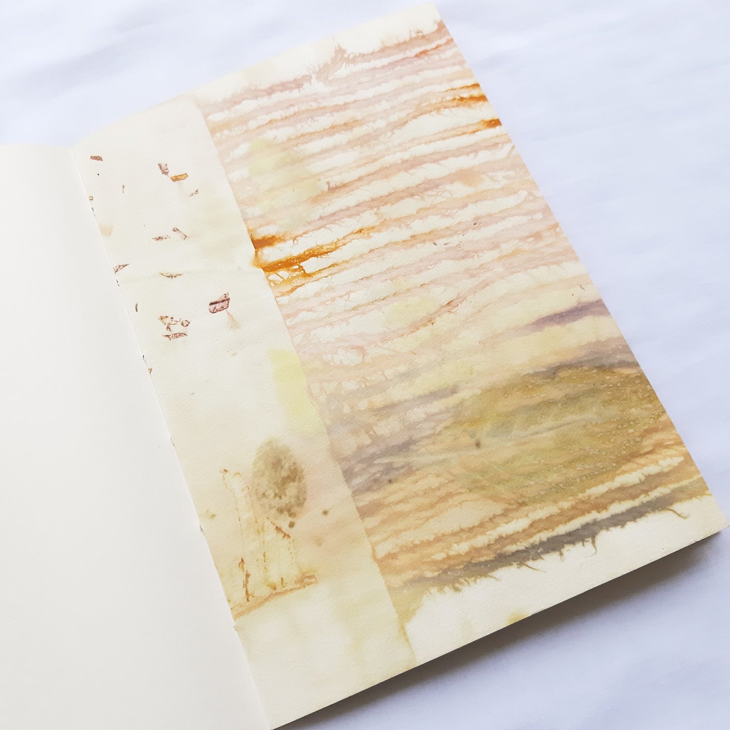 Plant-Dyed Saddle-Stitched Journal | Rewild 06