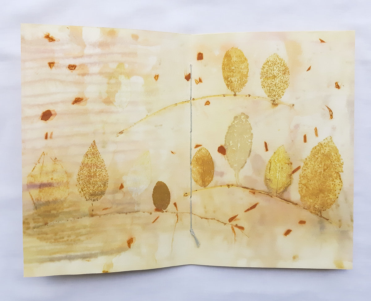 Plant-Dyed Saddle-Stitched Journal | Rewild 06