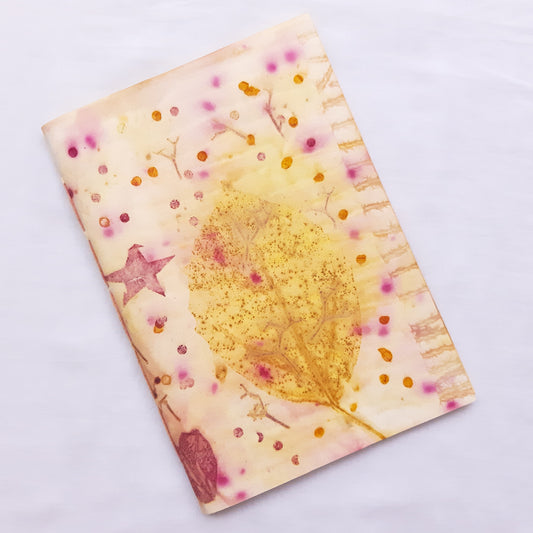 Plant-Dyed Saddle-Stitched Journal | Rewild 07