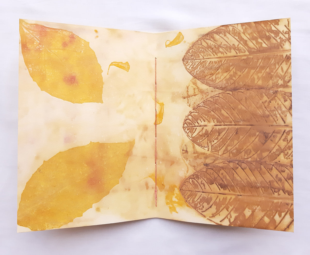 Plant-Dyed Saddle-Stitched Journal | Rewild 07