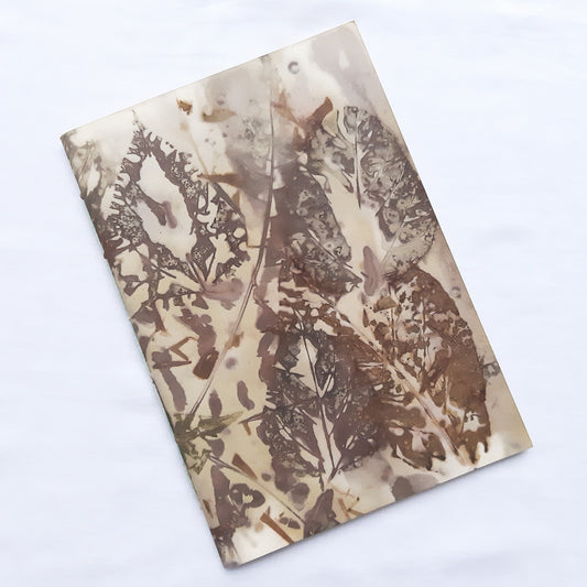 Plant-Dyed Saddle-Stitched Journal | Rewild 05
