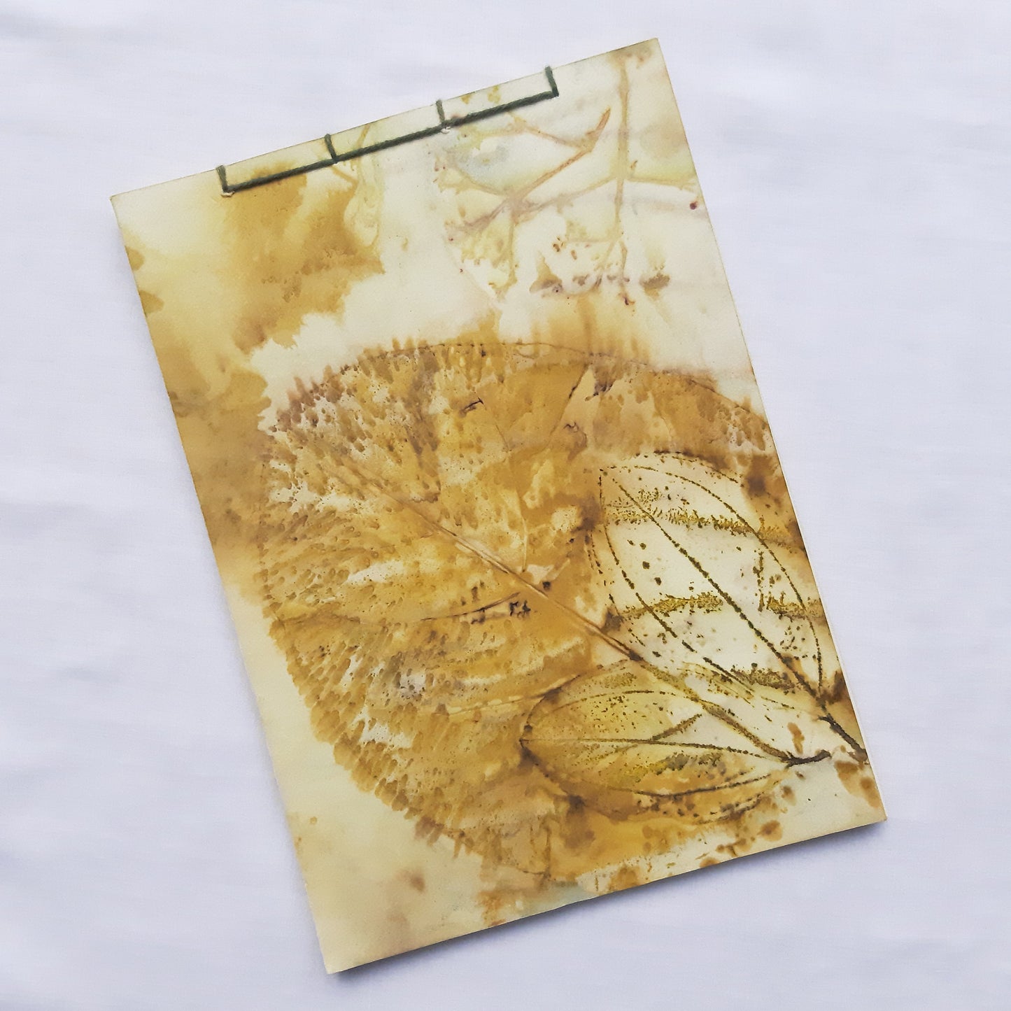 Plant-Dyed Stab-Bound Journal | Rewild 08