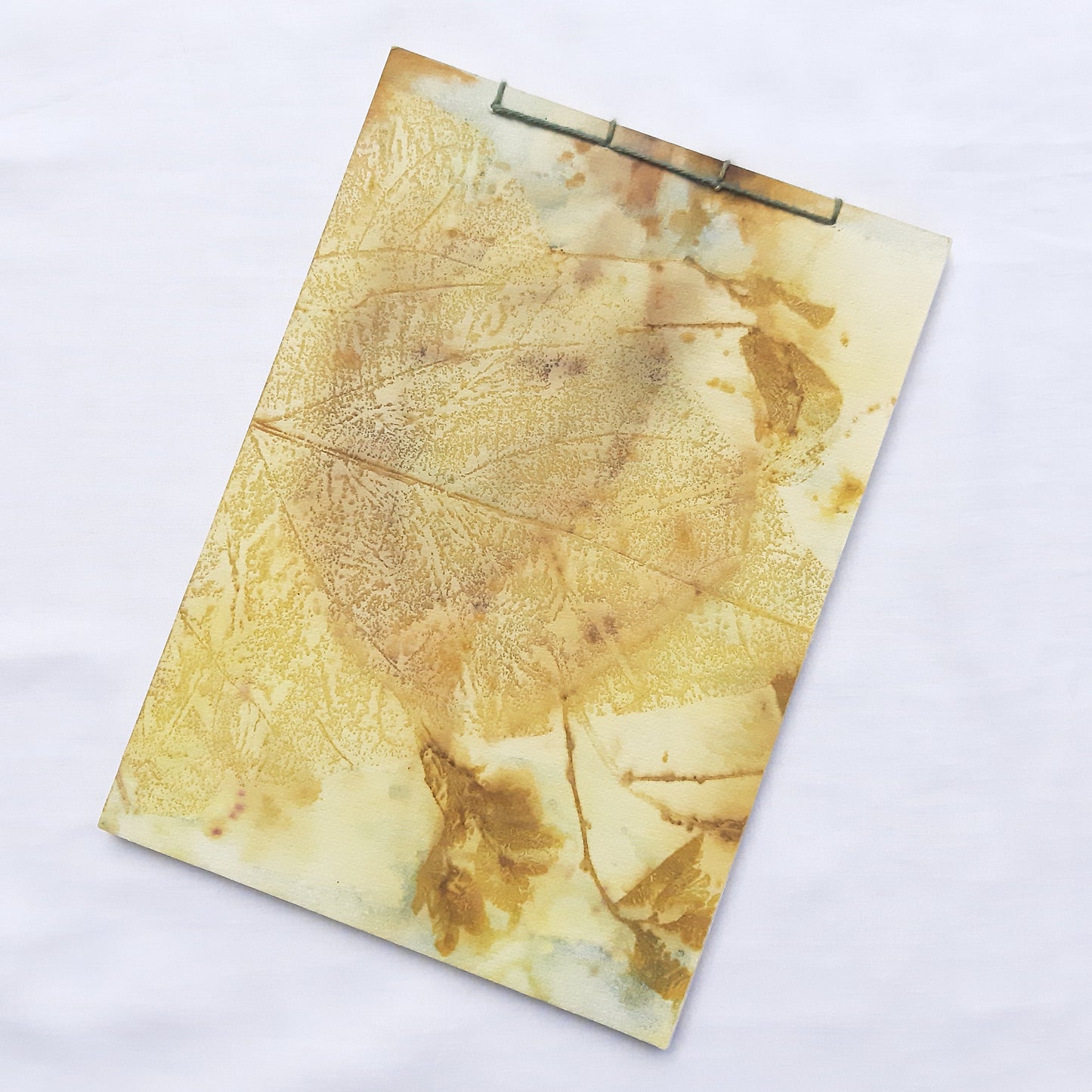 Plant-Dyed Stab-Bound Journal | Rewild 08