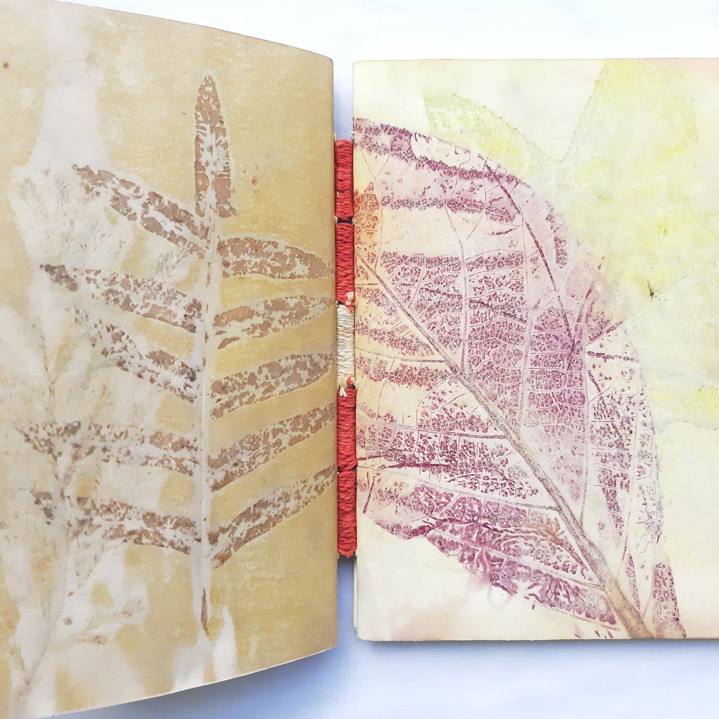 Plant-Dyed Woven-Stitched Book | Rewild 04