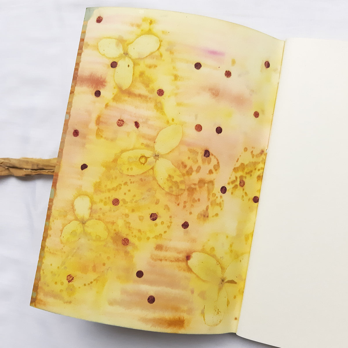 Plant-Dyed Woven-Stitched Book | Rewild 03