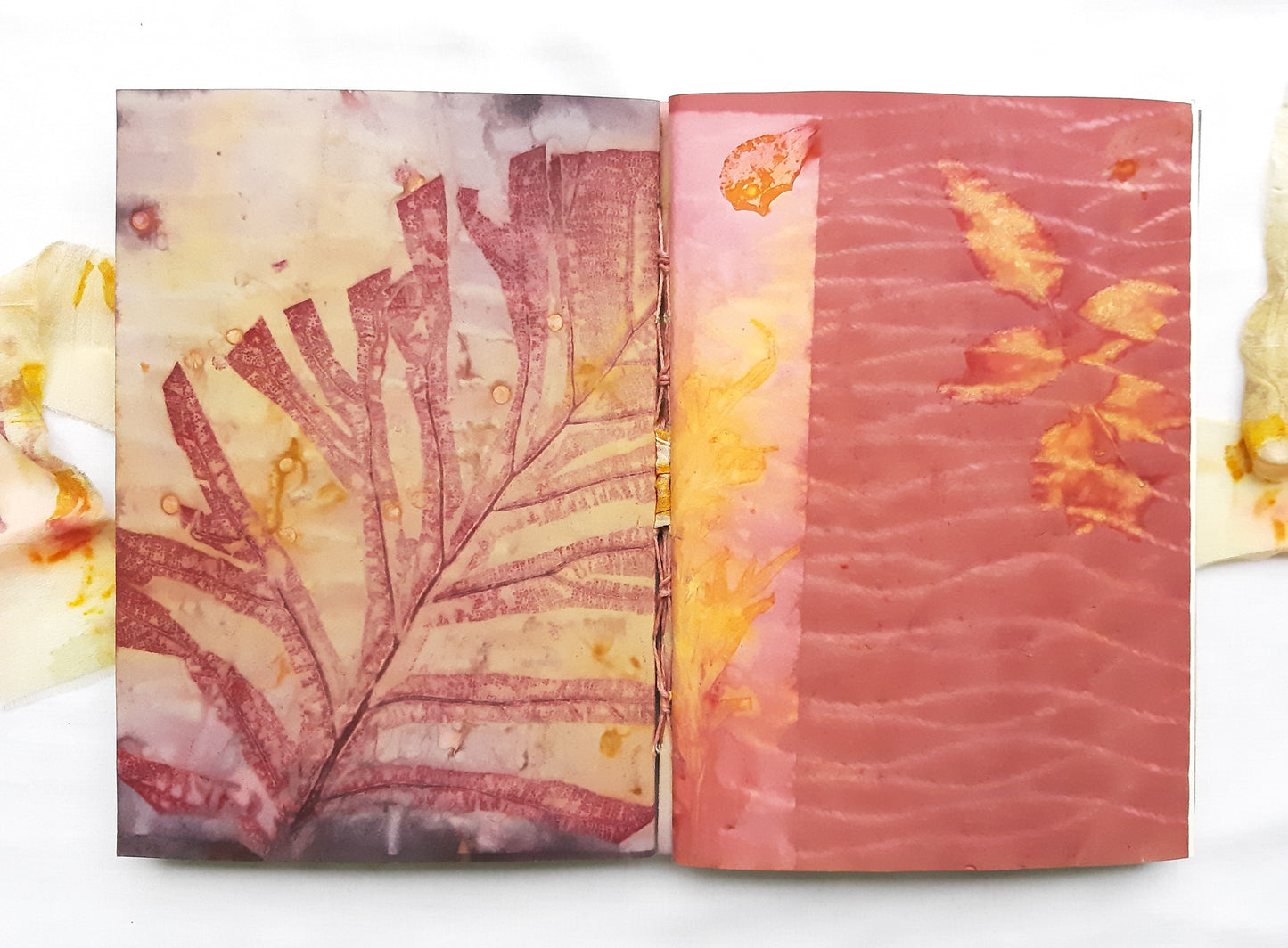 Plant-Dyed Woven-Stitched Book | Rewild 02