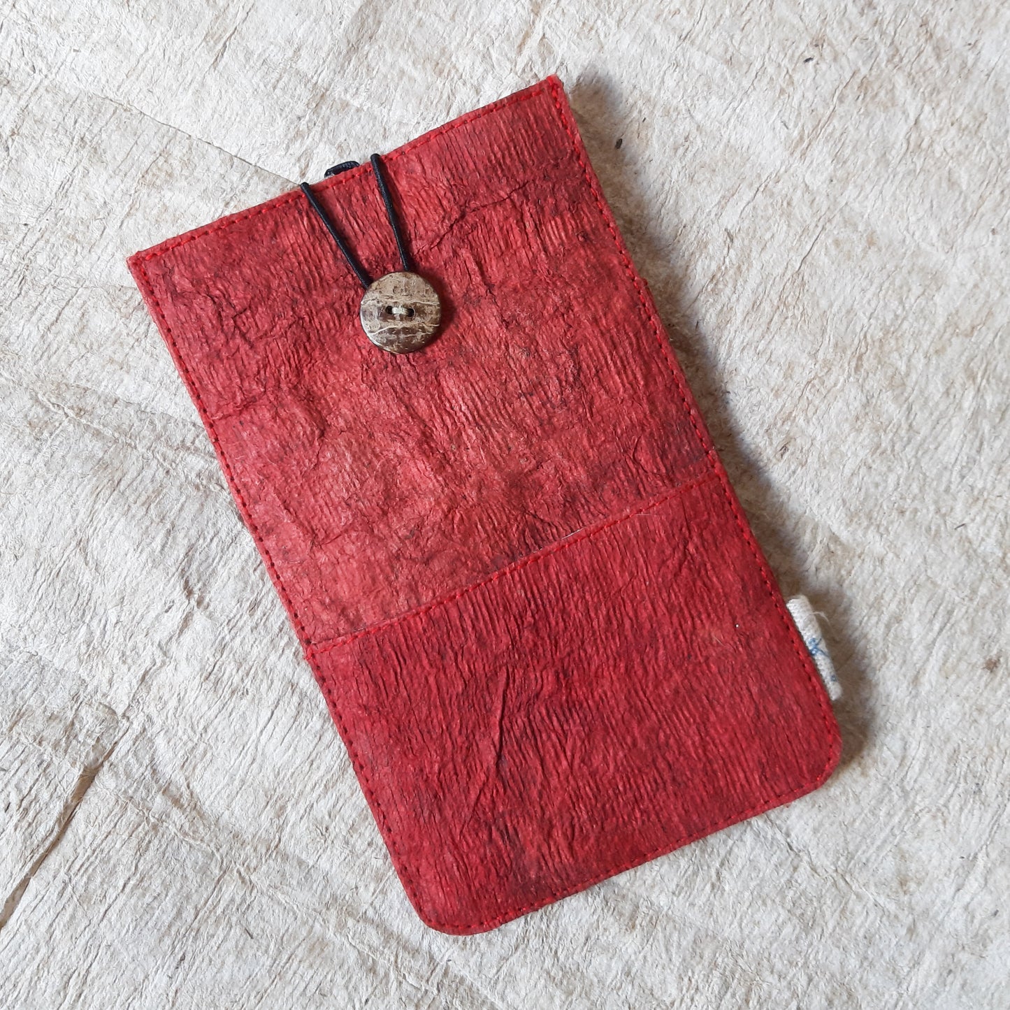 Barkcloth Phone Pouch - Morinda