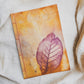 Ecoprinted Journal | Tectona Sunset