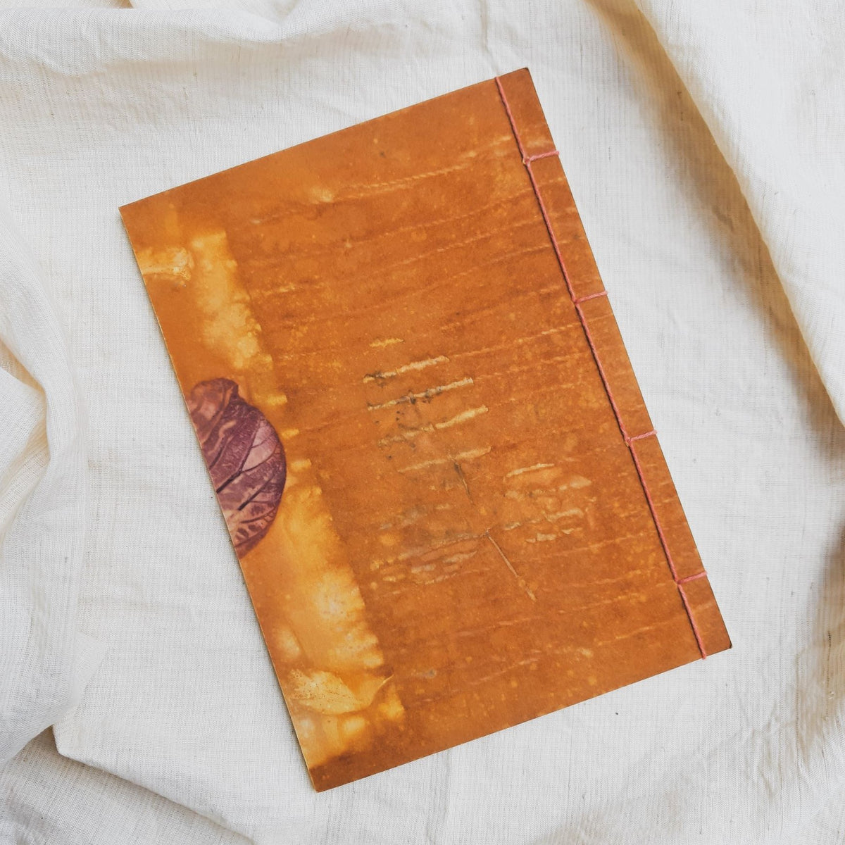 Ecoprinted Journal | Tectona Sunset
