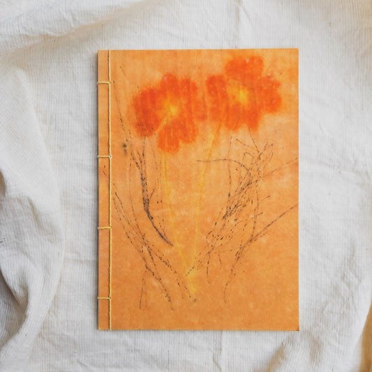 Ecoprinted Journal | Cosmos Garden
