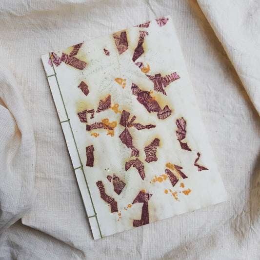 Ecoprinted Journal | Tectona Slivers