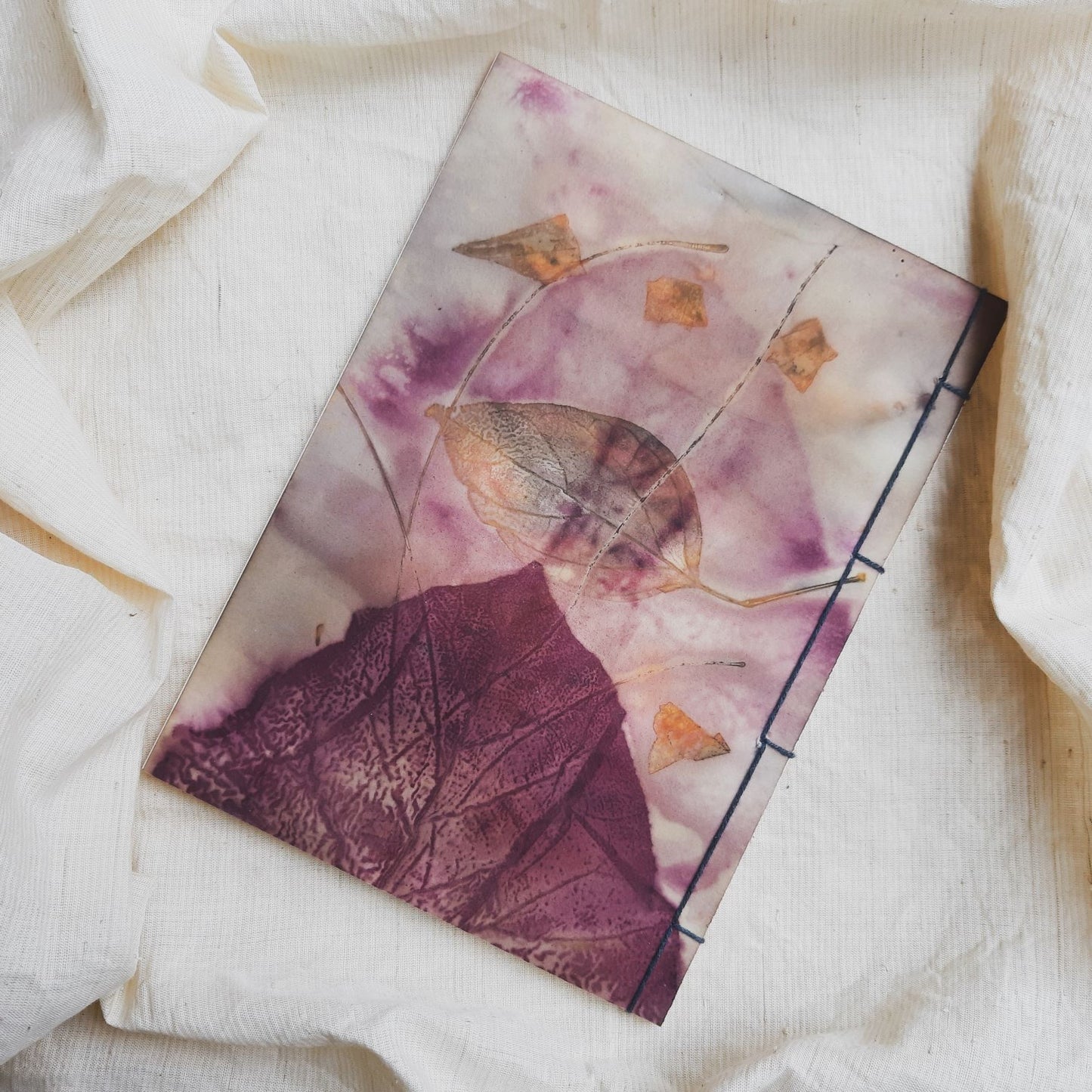 Ecoprinted Journal | Tectona Mari