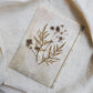 Ecoprinted Journal | Cosmos Tectona Flora