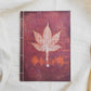 Ecoprinted Journal | Magenta Acetosella