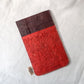 Barkcloth Phone Pouch - Mud Morinda